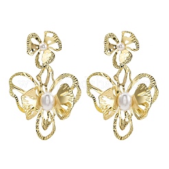 Серьги-гвоздики из сплава EJEW-M075-09G