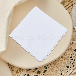 Хлопчатобумажные льняные носовые платки для женщин&nbsp;AJEW-WH20097-048