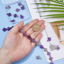 1 нить натуральных аметистовых бусин G-FH0002-57