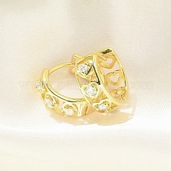 Серьги-гвоздики из циркония EJEW-C122-07G