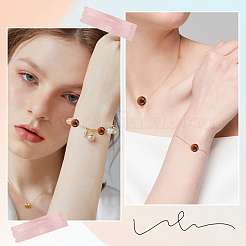 120шт натуральные бусины тигровый глаз&nbsp;G-PA0001-05B