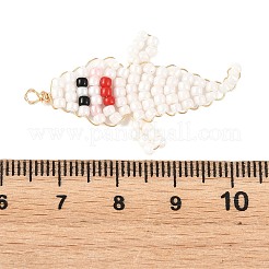 Pendentifs en perles de verre Toho pour Halloween&nbsp;PALLOY-MZ01386-02