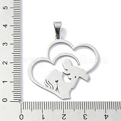 Pendenti in acciaio inossidabile 304 anti-ossidazione&nbsp;LS-STAS-C097-12P
