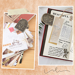 2 пакетик декоративных зажимов для бумаг из цинкового сплава в тибетском стиле&nbsp;FIND-CP0003-18A