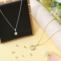 8 шт. 2 цвета 925 серебряные трубчатые дужки STER-BBC0001-80