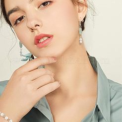 40 шт. 5 стиля подвески-соединители из натурального драгоценного камня с медной проволокой FIND-FH0005-17