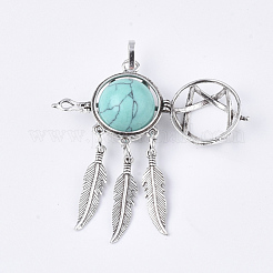 Подвески из сплава с клеткой&nbsp;G-S246-14