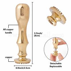 Набор штампов из латунной глины DIY-WH0576-003