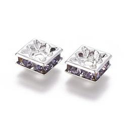 Perline distanziatori strass in ottone&nbsp;RB-A013-8x8-26S-NF