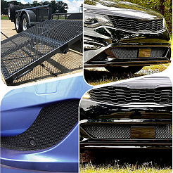 Сетка из алюминиевого сплава для автомобилей&nbsp;AJEW-WH0348-771C