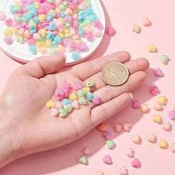 200 шт. Прозрачные акриловые бусины MACR-CJ0001-58