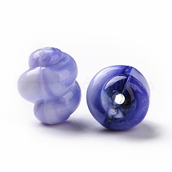 Perle acriliche opache bicolore&nbsp;OACR-P013-31C