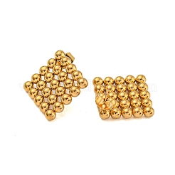 Серьги-гвоздики из нержавеющей стали 304 для женщин&nbsp;LS-EJEW-Z058-01G-02