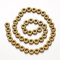 Electroplate non magnetici ematite sintetico fili di perline&nbsp;G-F300-03B-03