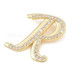 Pendentifs en laiton zircon cubique transparent&nbsp;CU-CBA8481-01G-R