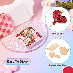 52 шт. 26 стиля подвески из сплава и эмали на тему Дня святого Валентина&nbsp;ENAM-TA0002-83