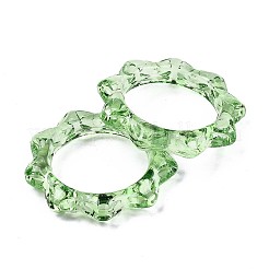 Прозрачные акриловые кольца на палец&nbsp;LS-RJEW-T010-04D