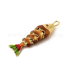 Латунь эмаль подвески&nbsp;KK-CJC0013-15G-01