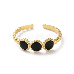 Кольца-манжеты из нержавеющей стали 304 с эмалевым покрытием&nbsp;RJEW-M171-36G