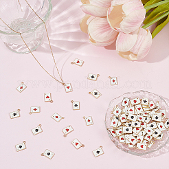 100 Stück 4 Stile Rack-Plating-Legierung Charms&nbsp;FIND-DR0002-22