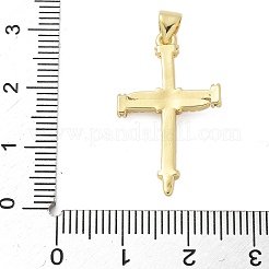 Pendentifs avec zircon cubiques à micro-pavés en laiton&nbsp;KK-P293-21B-G