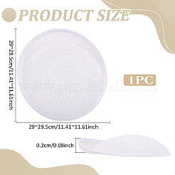 Основание мини-шляпы из льняной ткани AJEW-WH0472-53A