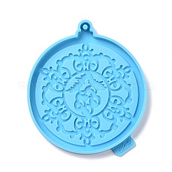 Moules en silicone pour grands pendentifs sur le thème de noël&nbsp;DIY-L067-B09