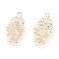 Латунные подвески&nbsp;KK-F755-14G-NF