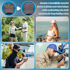 Бумажная вставка для формовки шляпы для бейсболок AJEW-WH0460-093