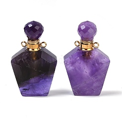 Подвески для открывающихся флаконов для духов из натурального смешанного камня&nbsp;G-I381-02G