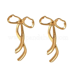 Boucles d'oreilles à tige en acier inoxydable 304&nbsp;LS-EJEW-I318-02G-01