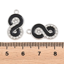 Anhänger aus schwarzer Emaille&nbsp;FIND-C095-08P