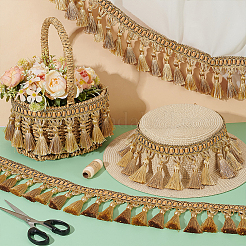 Полиэфирные ленты с кисточками длиной 6.25 м. OCOR-PH0006-13A