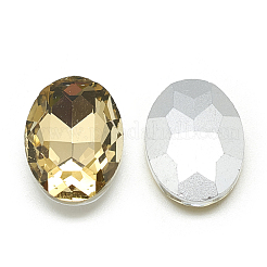 Torna a punta cabochon strass vetro&nbsp;RGLA-T080-13x18mm-04