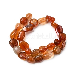 Натуральный красный агат бисер нитей G-B161-A01