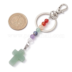 Брелок с крестом из драгоценных камней&nbsp;KEYC-JKC01040-01