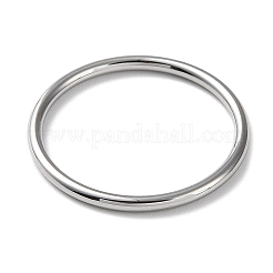 Не тускнеющий 304 нержавеющая сталь простой однотонный ободковый перстень для женщин мужчин RJEW-F152-01H-P