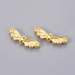 Сплавочные овальные бусины тибетского стиля  TIBEB-1331-G-LF