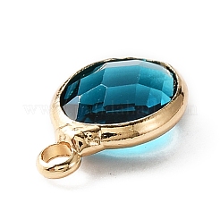 Граненые подвески стекла&nbsp;LS-KK-WH0046-59G-12