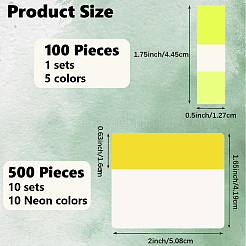 500 шт. прямоугольные этикетки для животных DIY-WH20007-67