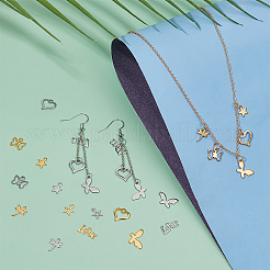 2 цвета 304 подвески из нержавеющей стали&nbsp;STAS-UN0019-25