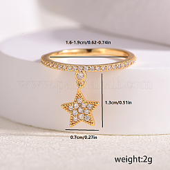 Женские кольца на палец из латуни с микропаве и кубическим цирконием&nbsp;SB7681-1