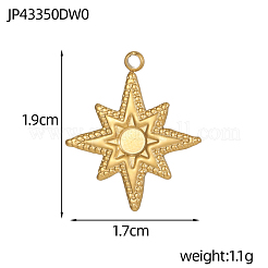 Anhänger aus Edelstahl 304&nbsp;X-STAS-OY008-30G