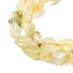 Нити бусин из натурального золота пренита G-K395-A07-01