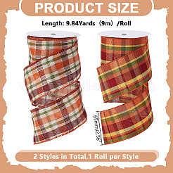 2 рулон 2-х видов полиэстеровой ленты OCOR-HY0001-57