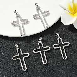 Pendentifs en laiton Shegrace sertis de micro-pavés de zircone cubique&nbsp;XGRQ3D297-484P