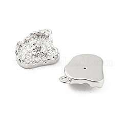 Colgante micropavé cubic zirconia de latón&nbsp;KK-E090-15P