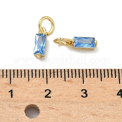 Латунные микро проложить кубического циркония подвески&nbsp;ZIRC-F111-03G-08