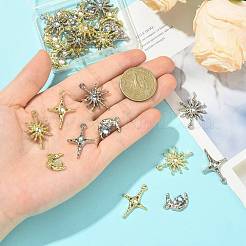 30 комплект подвесок из сплава и смолы в 6 стилях&nbsp;FIND-FS0004-90