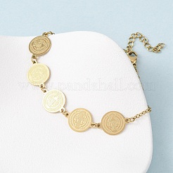 Браслеты из нержавеющей стали 304 Religion для женщин&nbsp;LS-BJEW-F524-03G